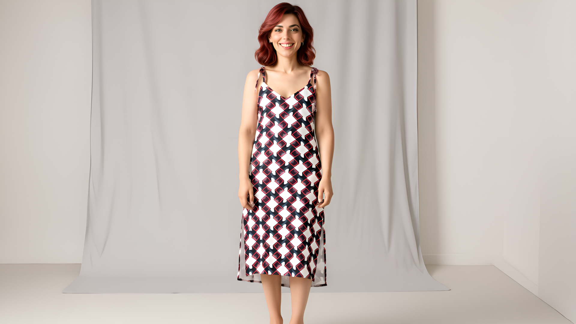 "Timeline Midi Dress"