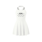 Women's Collared Halter A-Line Tennis Dress