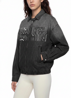 Universal Cyberpunk Vintage Denim Jacket