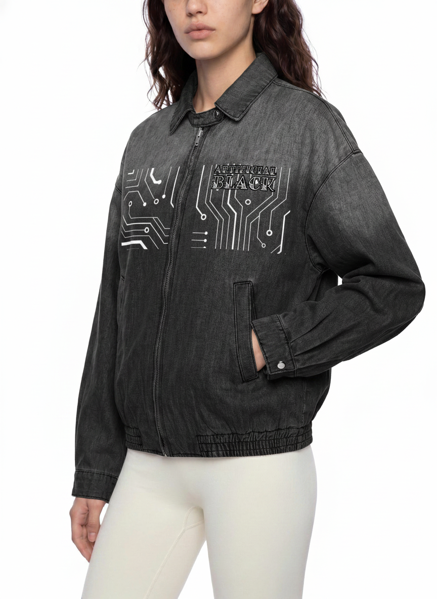 Universal Cyberpunk Vintage Denim Jacket