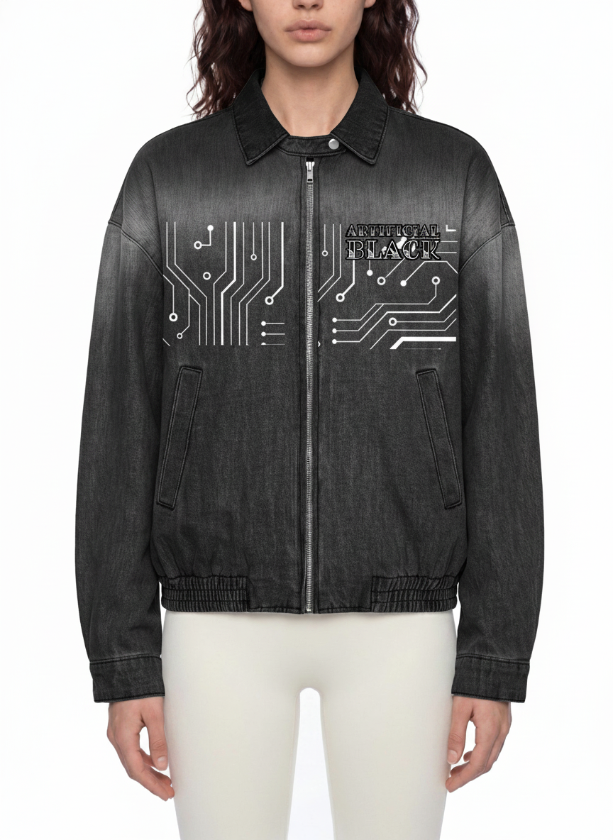 Universal Cyberpunk Vintage Denim Jacket