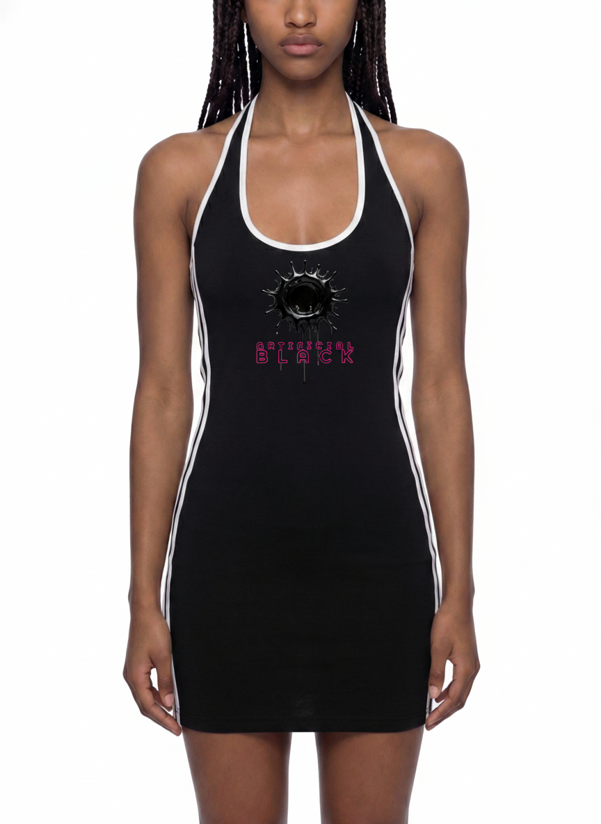 Women's Binding Tight Halter Dress
