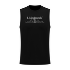 Men’s Livingmurals X Artificial.Black Oversized Cotton Tank