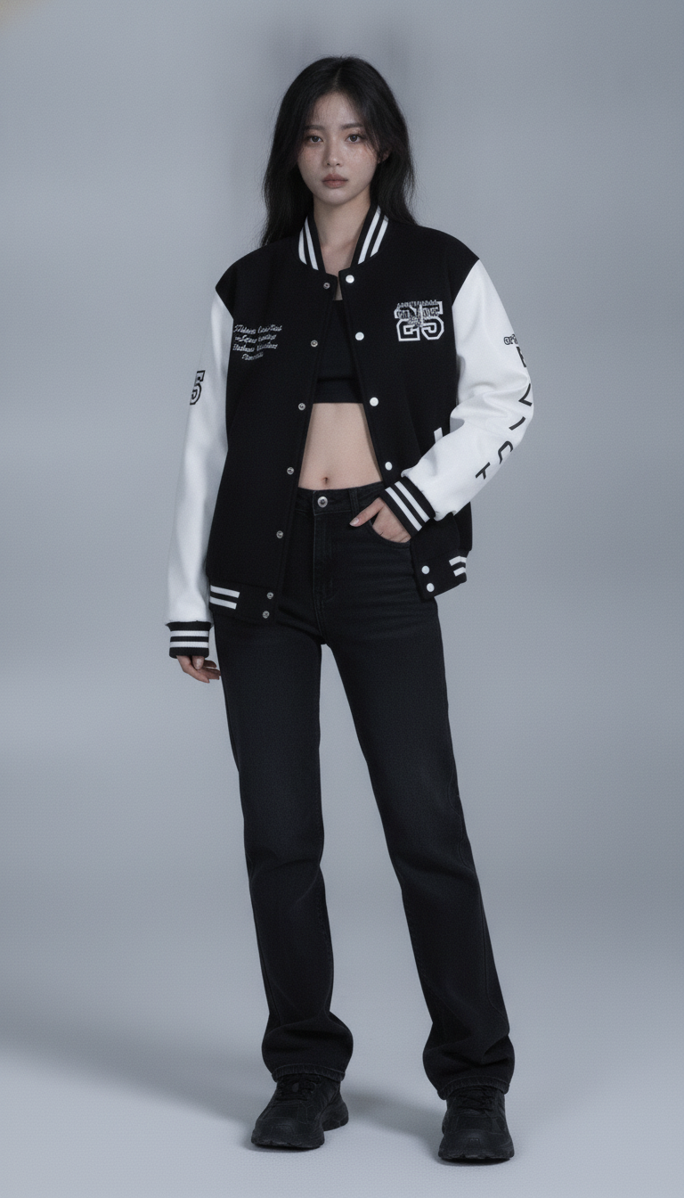 Heavyweight Artificial Athletics Letterman Jacket