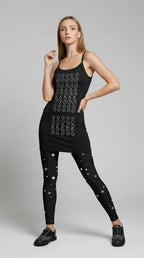 Women's Solid Tight Sleeveless Dress