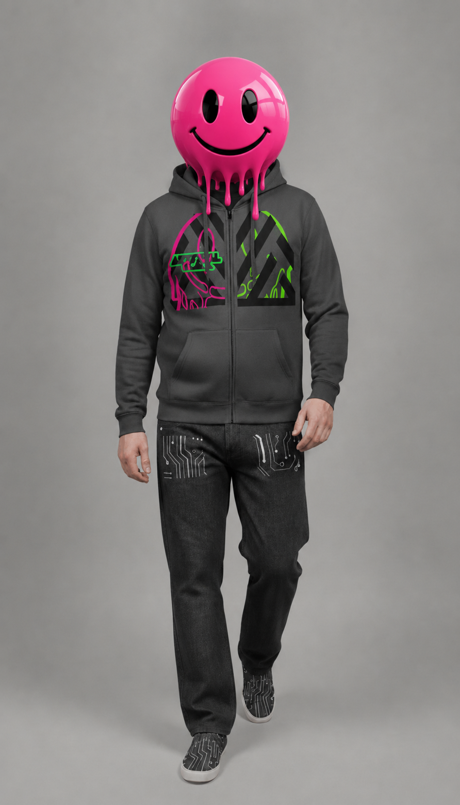 Multiversal Spire Zip-up Fleece Hoodie