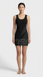 Pied Piperette Cotton Dress