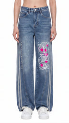 Women’s Wide Leg Digital Denim