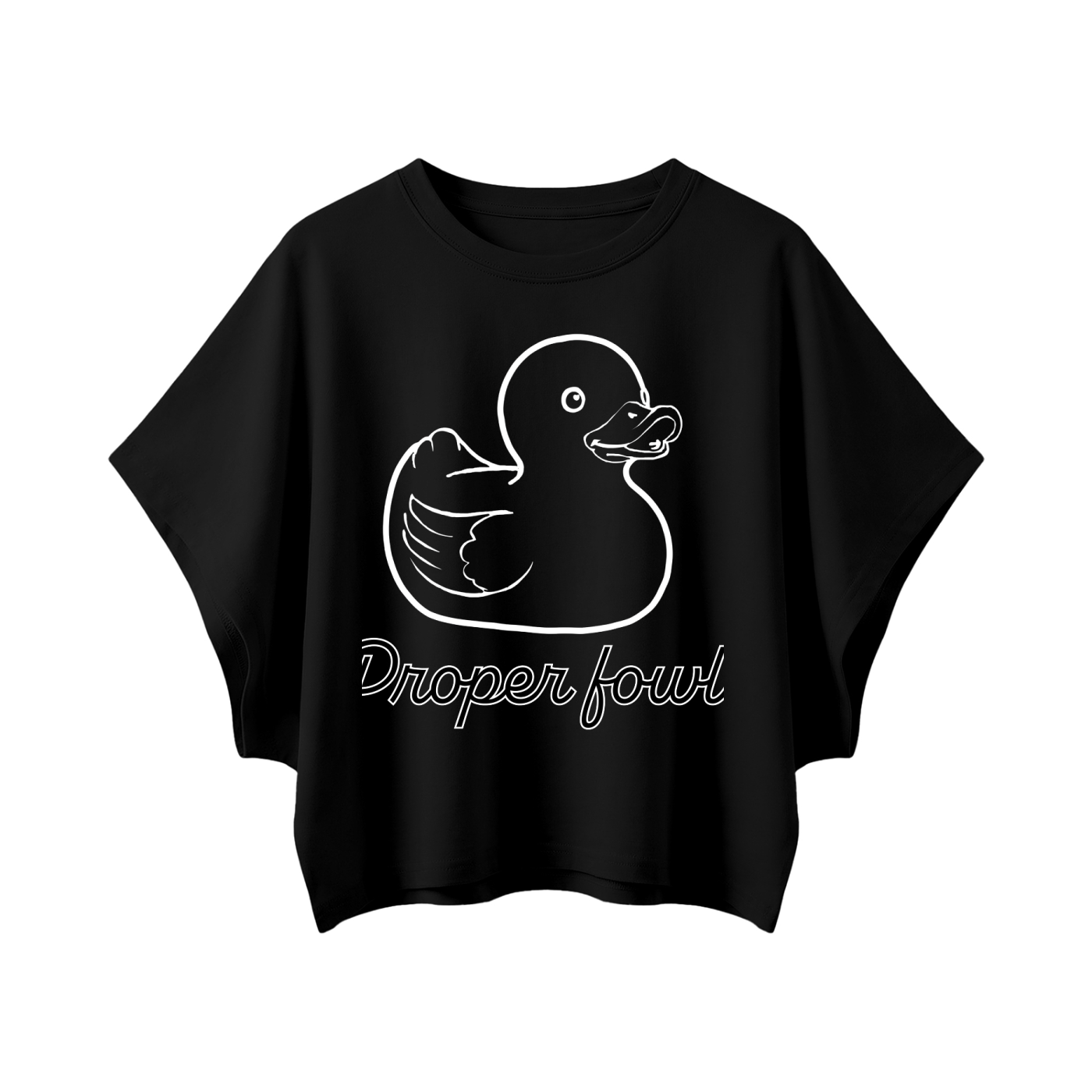 Women's Cropped Dolman T-Shirt