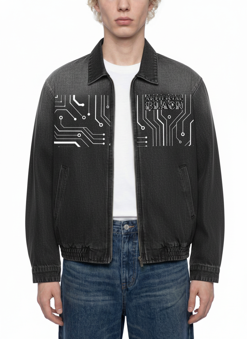 Universal Cyberpunk Vintage Denim Jacket