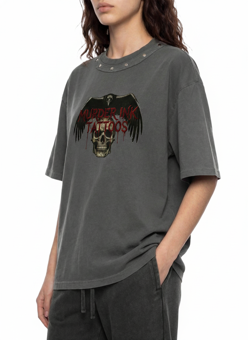 Murder Ink Studded T