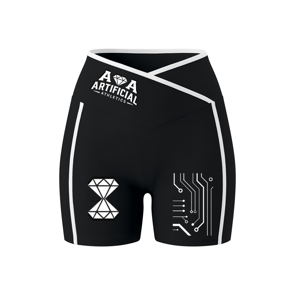 Women’s Artificial Athletics High Rise Yoga Shorts