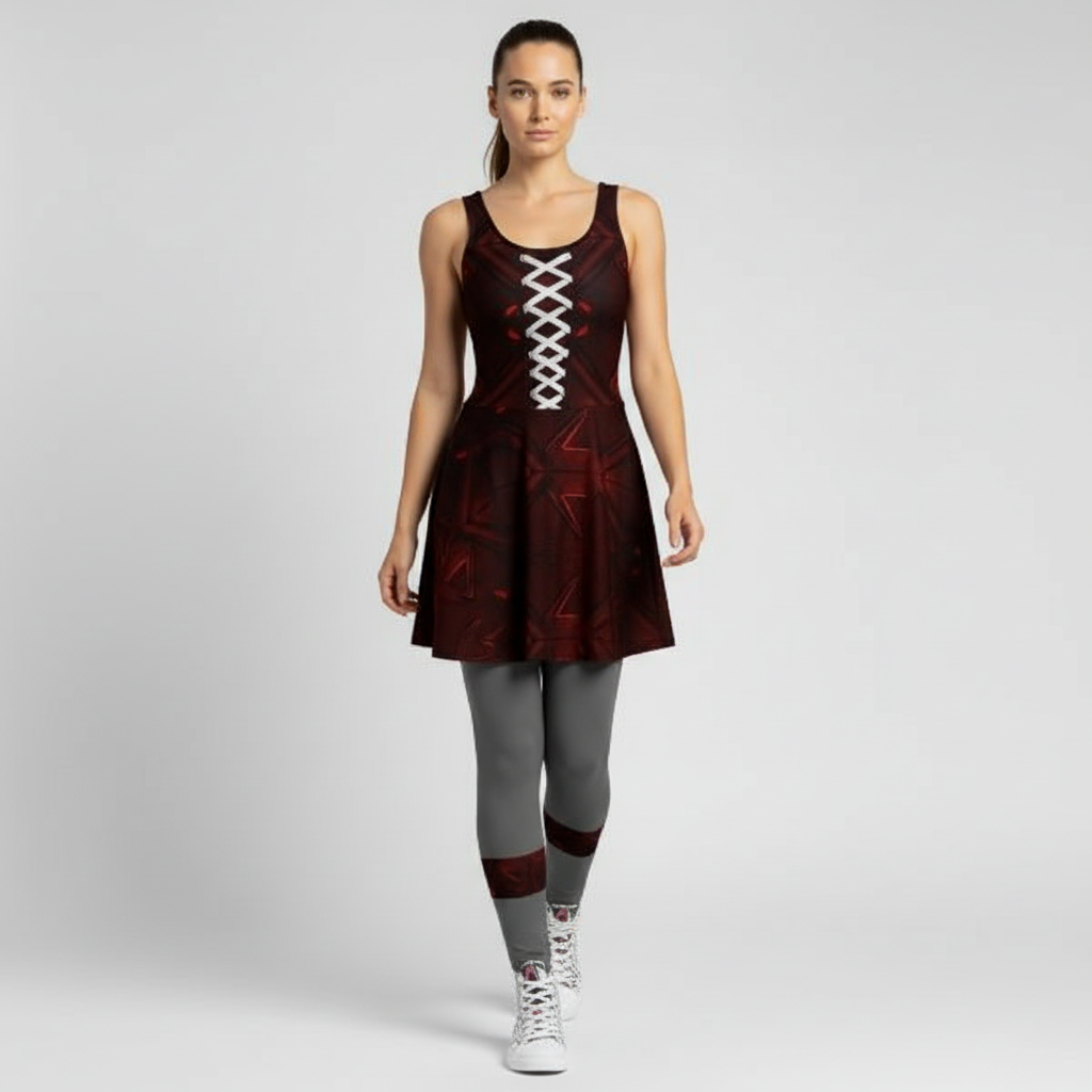 "Timeless Mainframe Skate Dress"