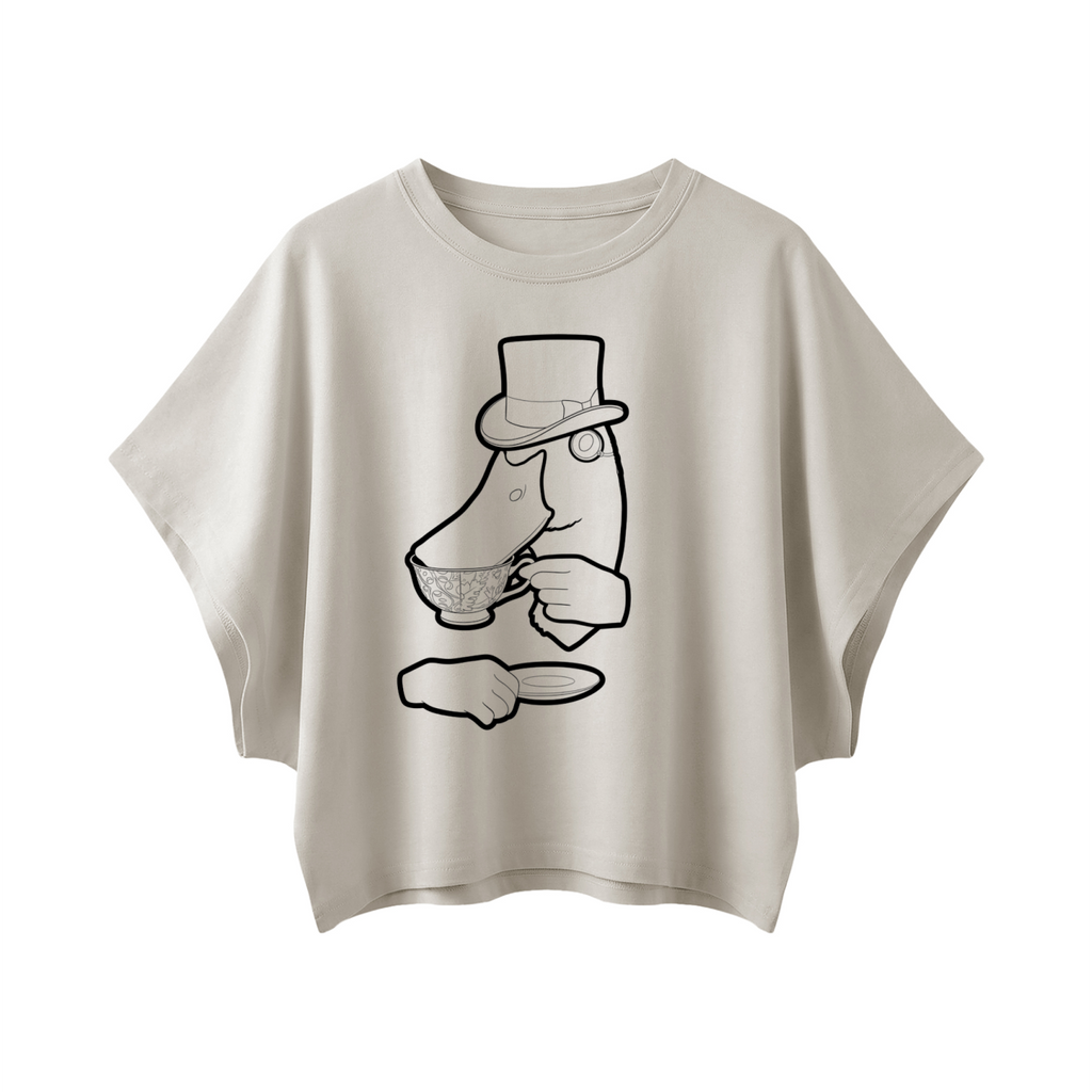 Women's Cropped Dolman T-Shirt