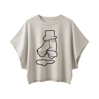 Women's Cropped Dolman T-Shirt