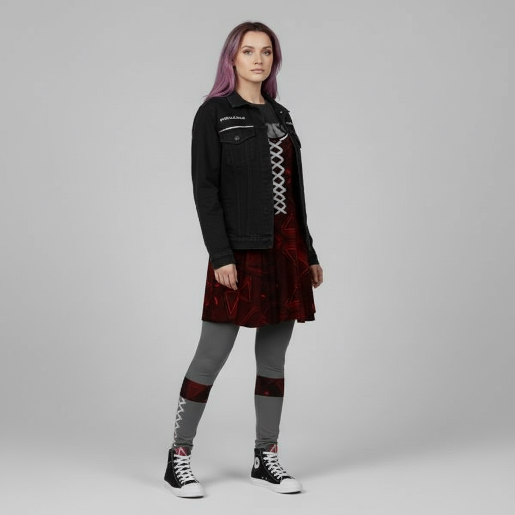 "Timeless Mainframe Skate Dress"