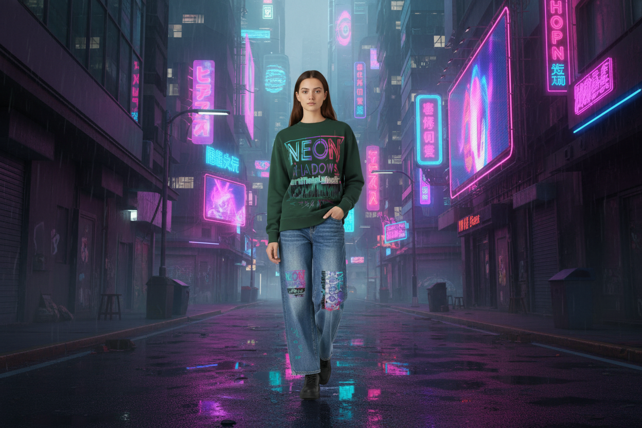 Neon Shadows Future Throwback