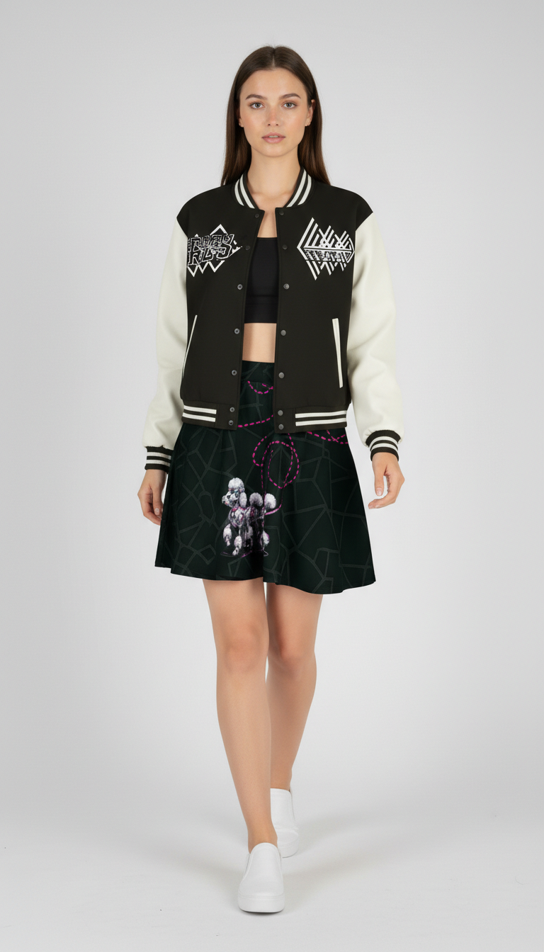 Digital Poodle Skirt