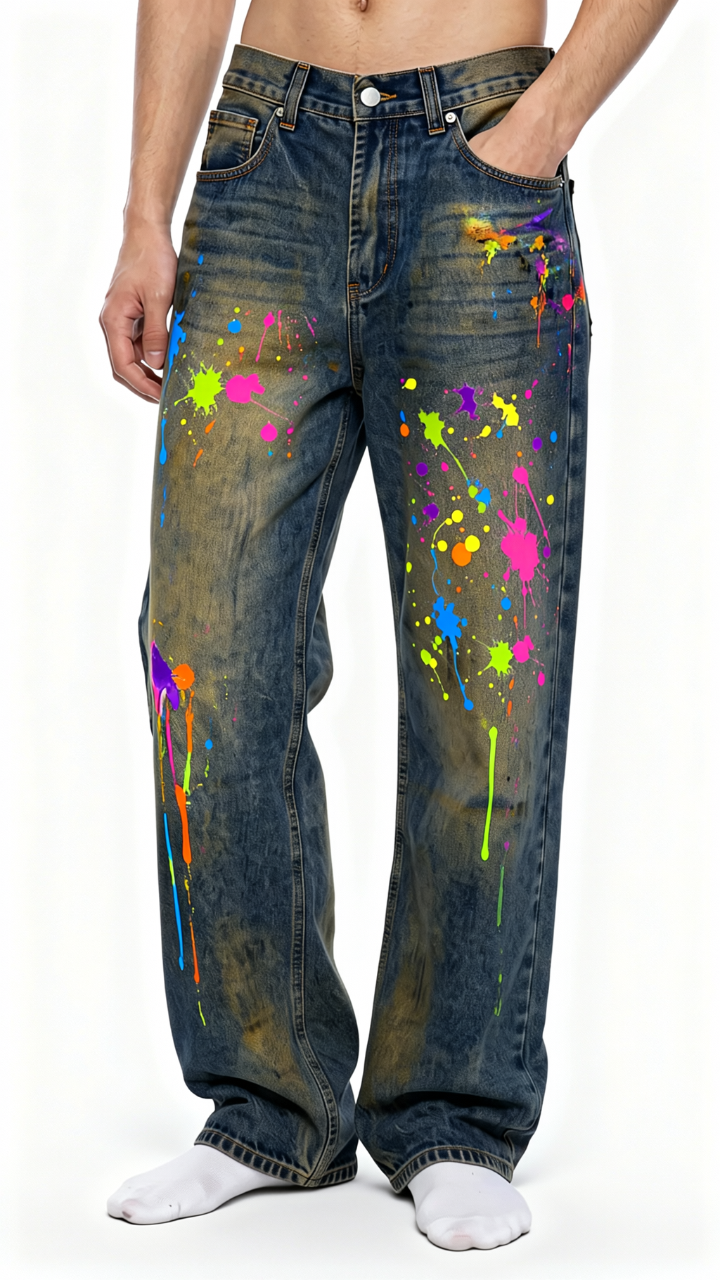 Men's Archive Edition Diamond Mine Wide Leg Denim Jeans