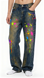 Men's Archive Edition Diamond Mine Wide Leg Denim Jeans