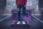 Timeless Straight Leg Digital Denim