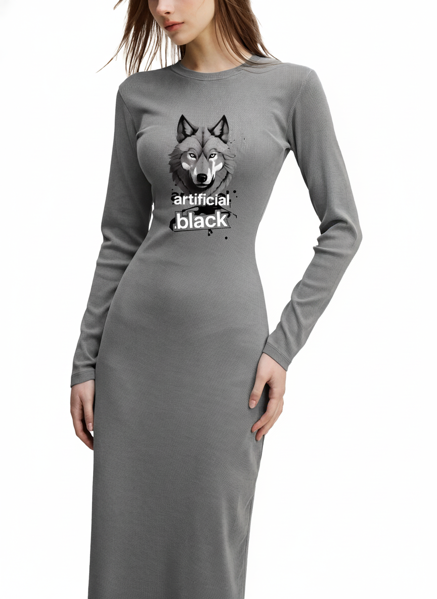 "WolfPack Maxi Dress"